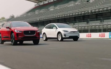 Video: Jaguar I-Pace beats Tesla Model X in race