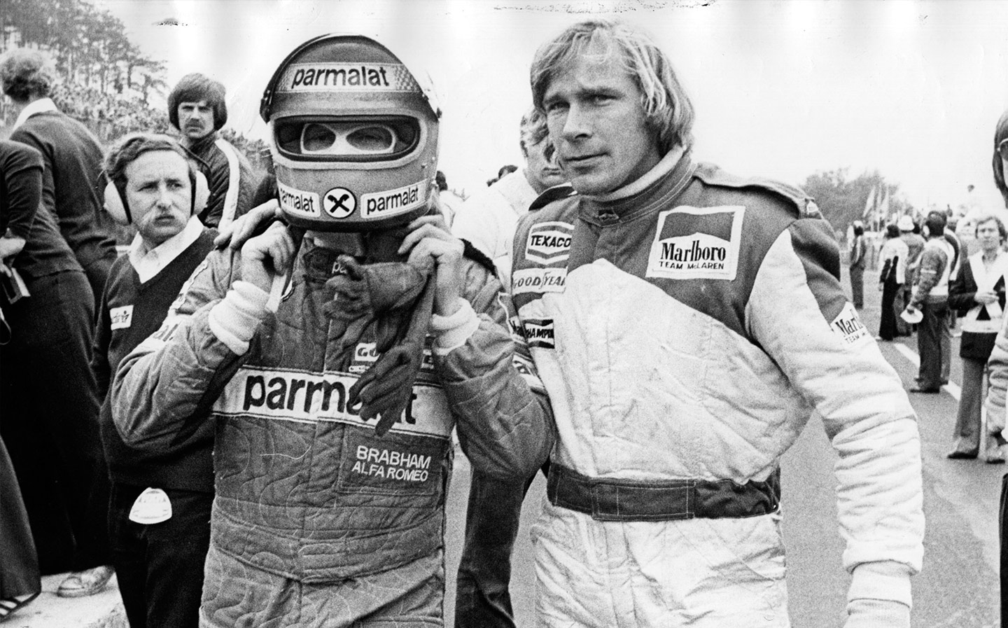 James Hunt и Ники Лауда