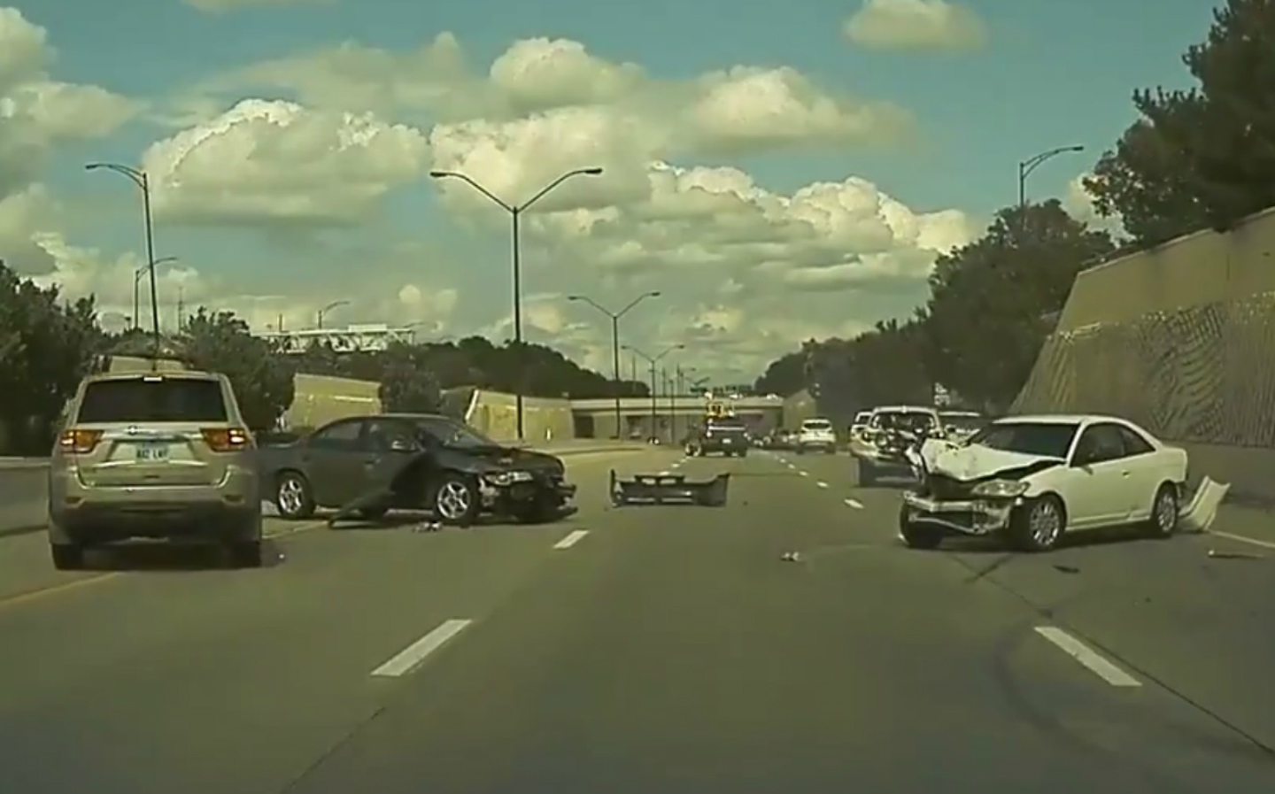 Video: Tesla Driver Captures 'bumper Car' Motorway Pile-up On Camera