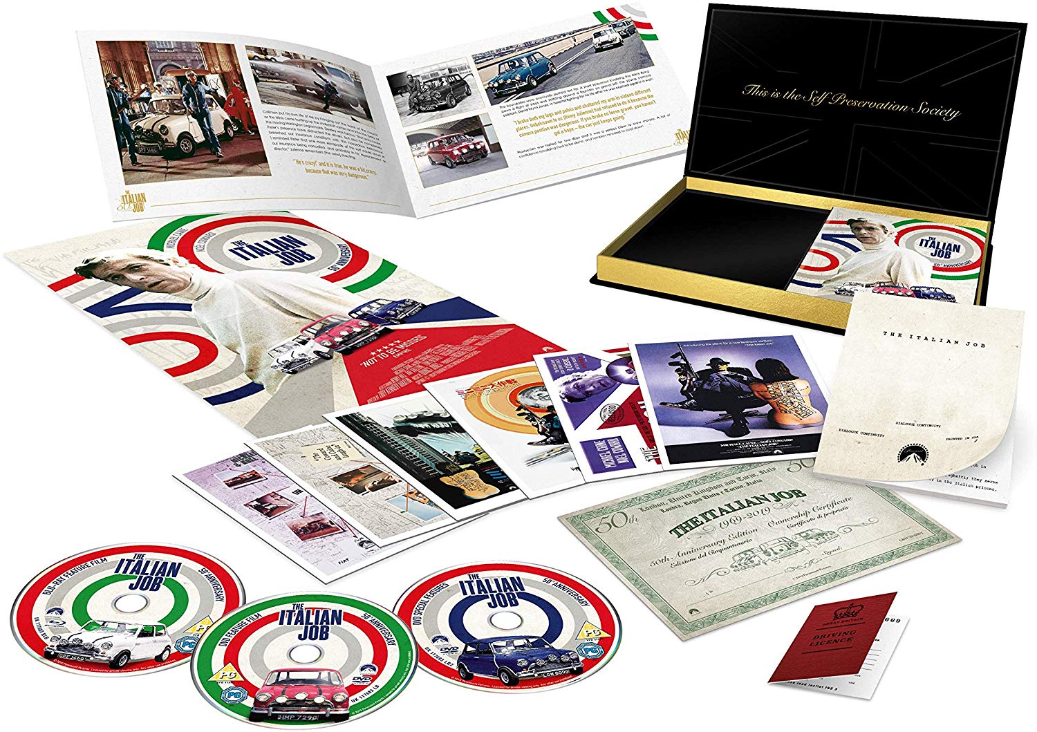 The Italian Job Th Anniversary Limited Edition DVD Blu Ray Driving Co Uk From The Sunday Times
