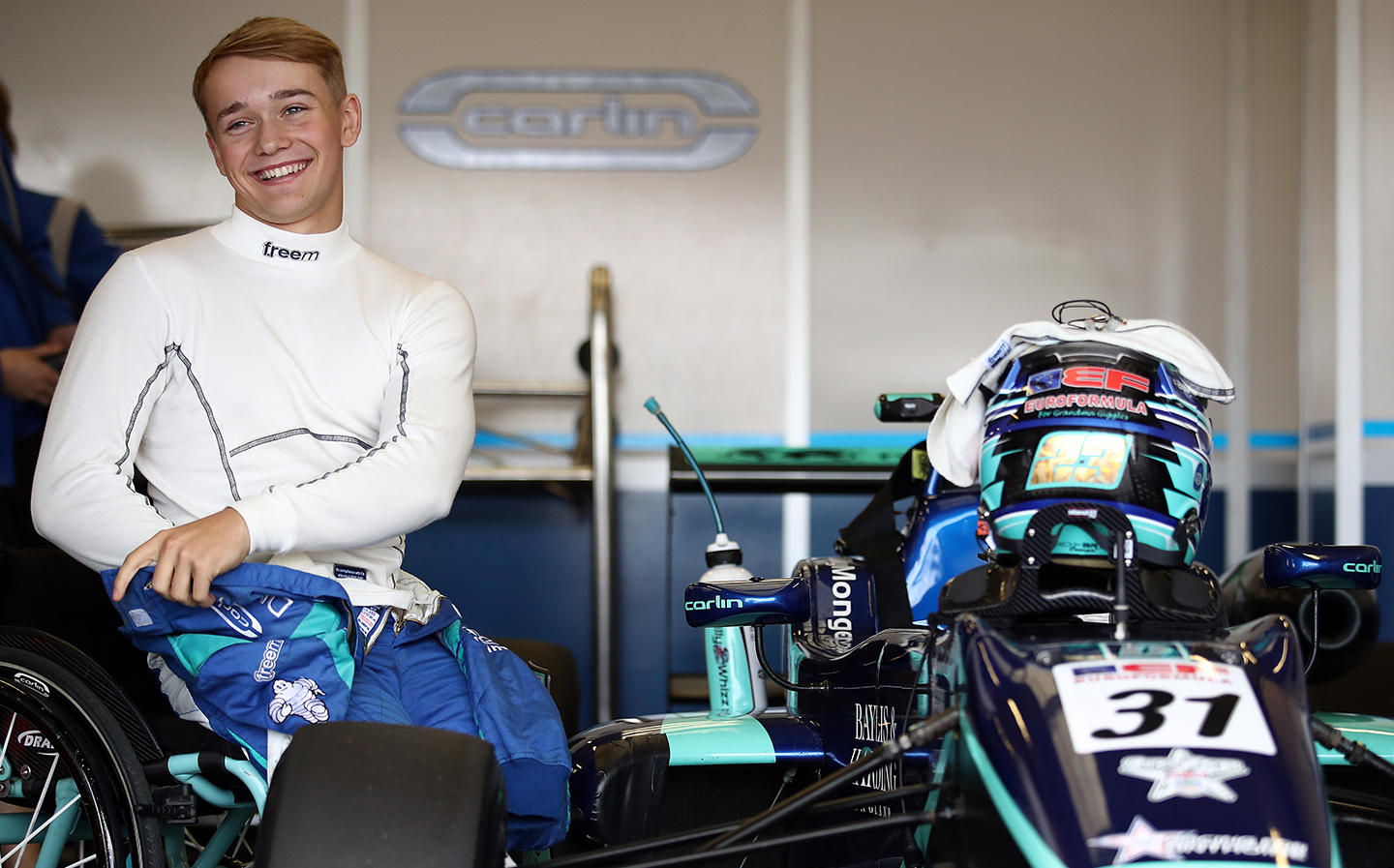 Billy Monger joins the Extreme E electric offroad racing series