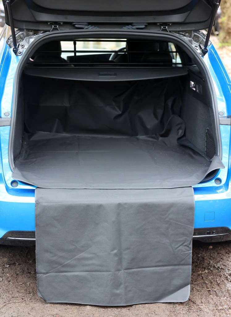 Vauxhall Astra Tourer PHEV long term review - open boot with dog mat