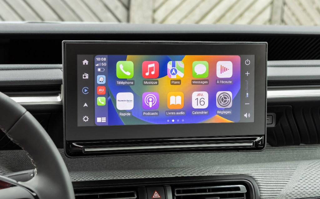 Citroën e-C3 touchscreen Apple CarPlay