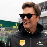 Tom Brady interviewed by Jenson Button at Le Mans 2024