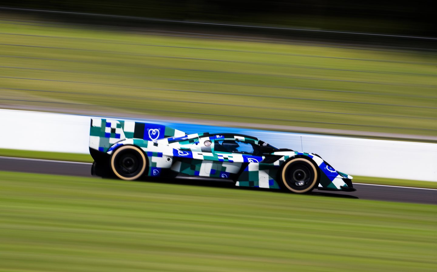 Aston Martin Valkyrie AMR-LMH hypercar hits track ahead of 2025 Le Mans challenge