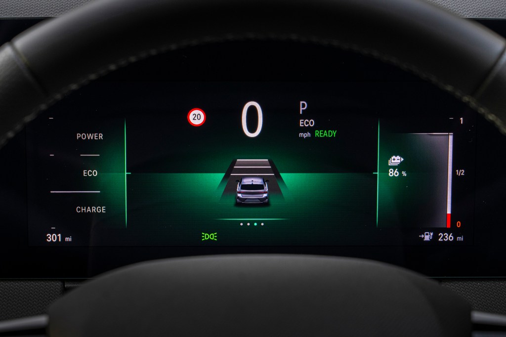 Vauxhall Astra Sports Tourer Electric Ultimate instrument binnacle digital driver's display