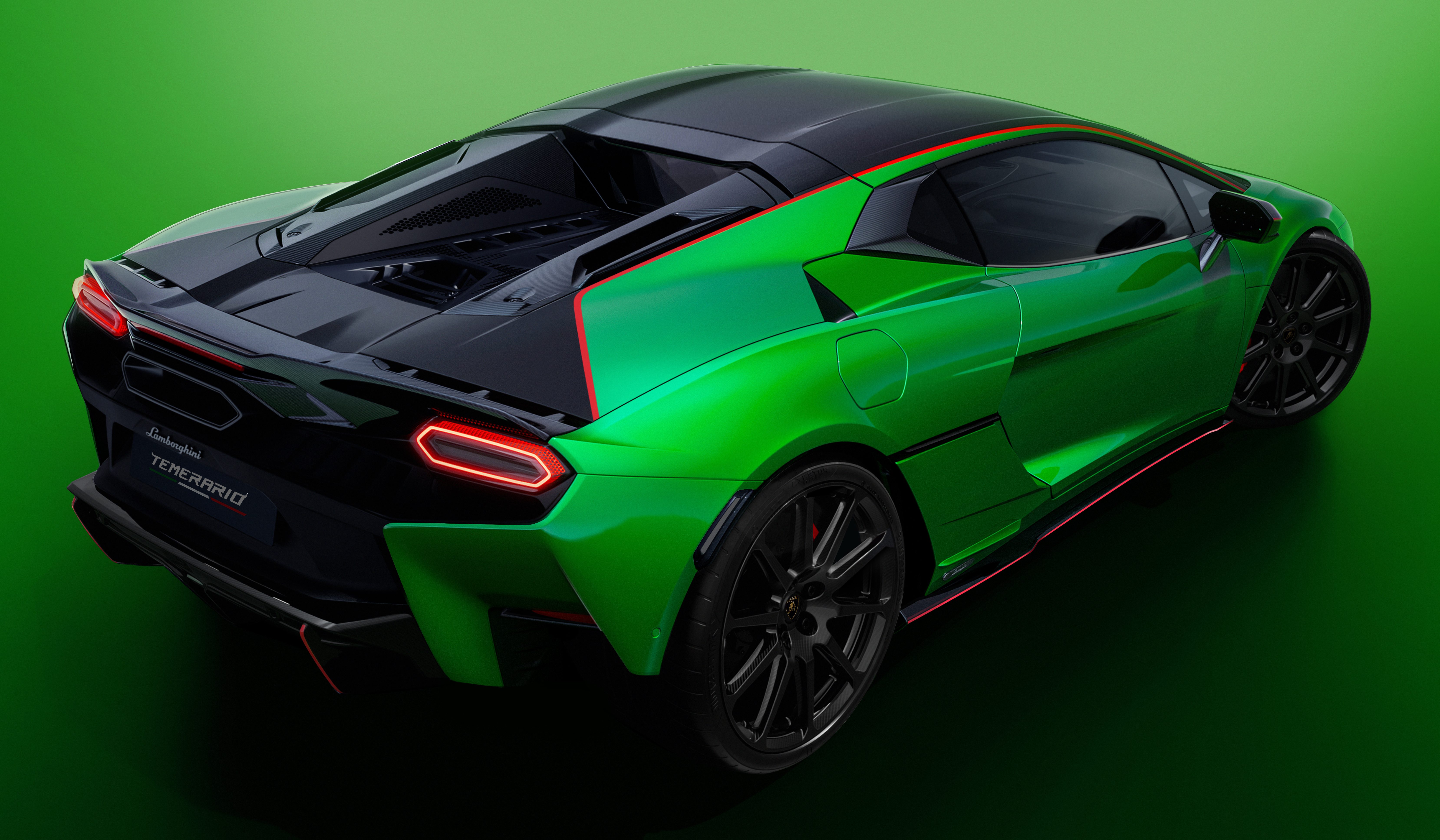 Lamborghini Temerario rear 3/4 view