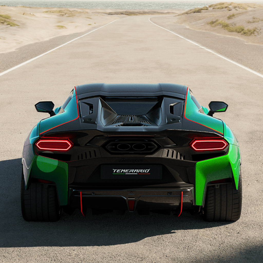 Lamborghini Temerario rear view