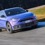 Abarth 600e on track