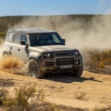 Land Rover Defender Octa on sand