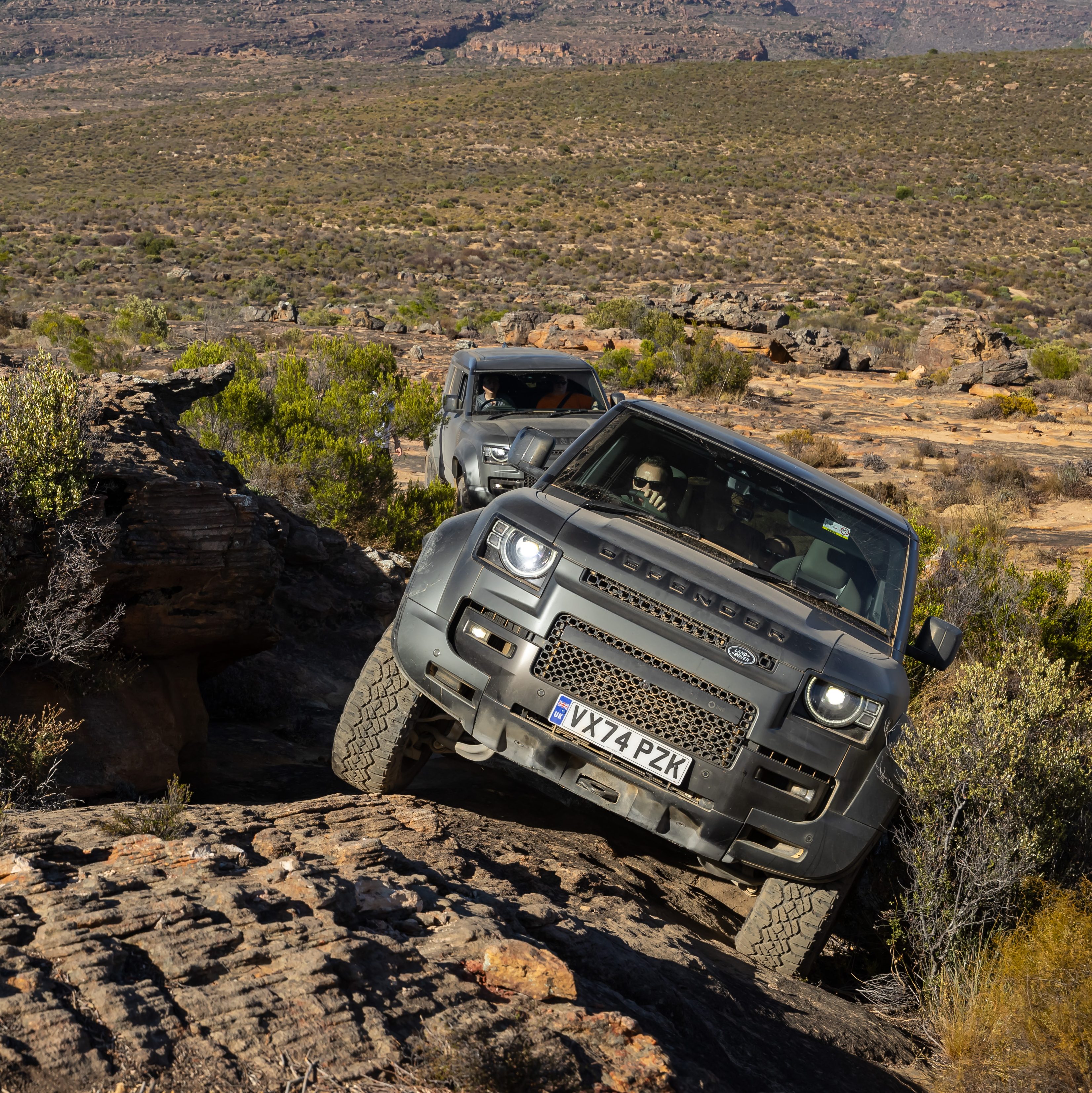 Land Rover Defender Octa rock crawling