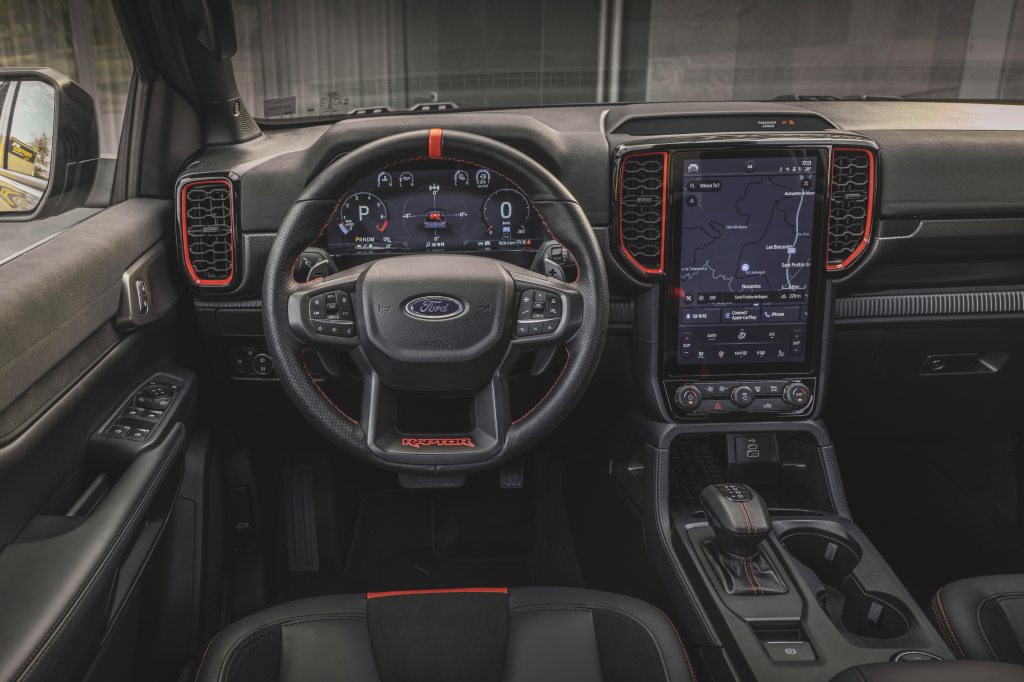 2024 Ford Ranger Raptor interior