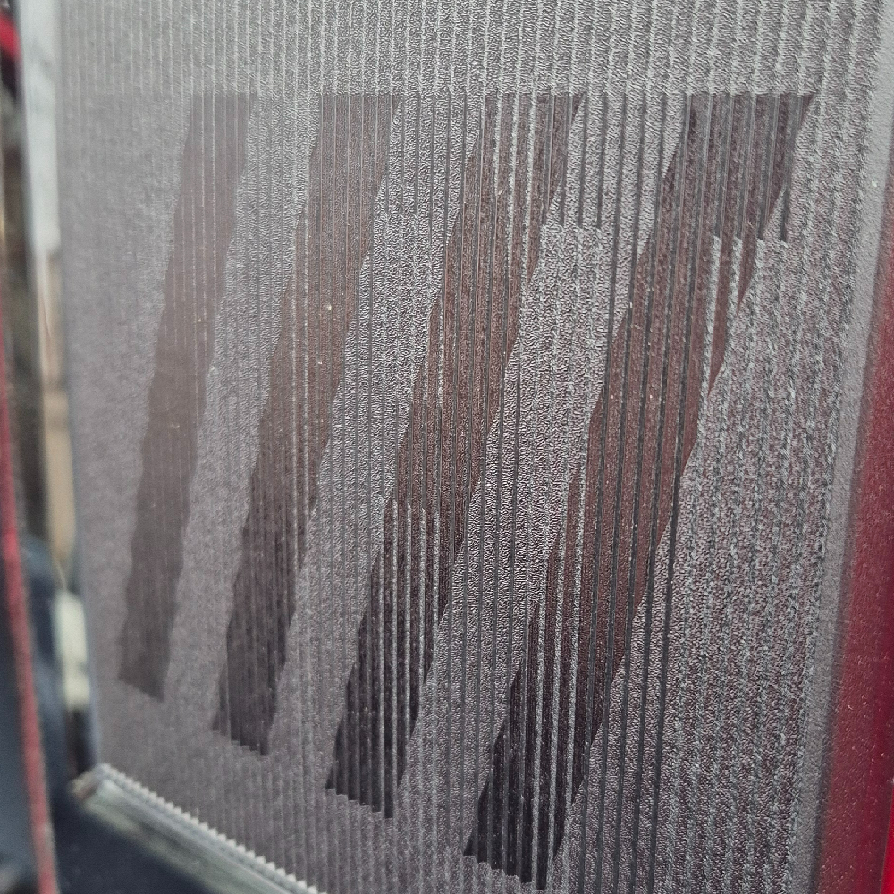 Fiat Grande Panda laser etched logo