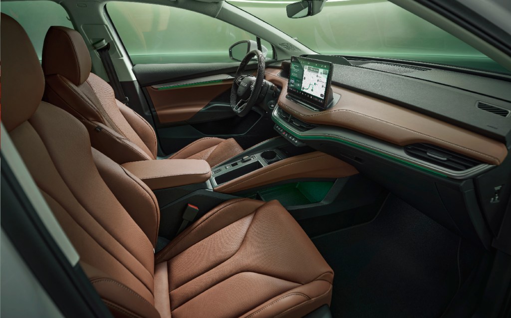 2025 Skoda Enyaq Coupe front interior